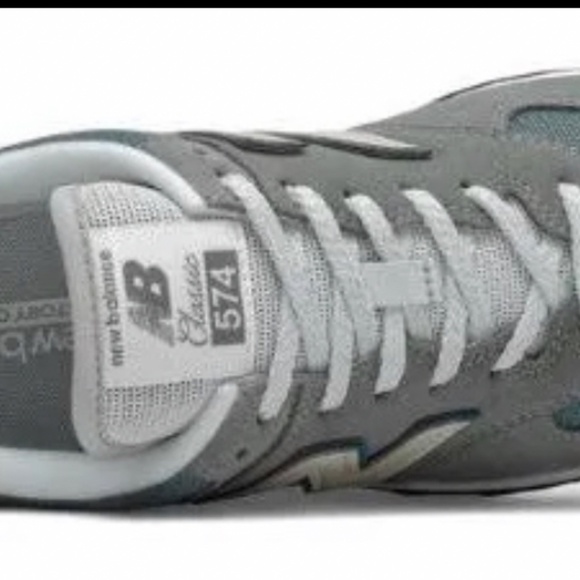 New Balance 574 Grey sky blue - Sz:10 - Picture 4 of 6